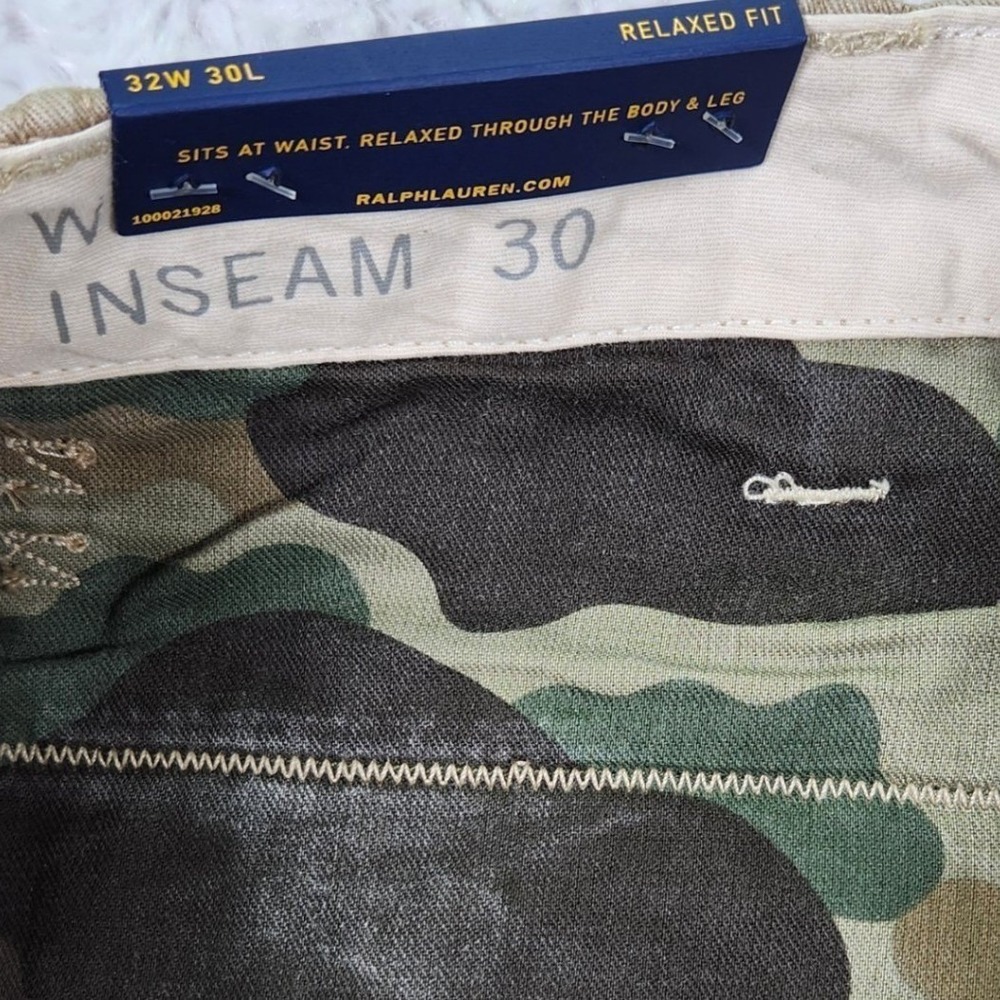 Polo Ralph Lauren Bedford Paint-Splatter Pants 32x30 (Actual‎ Inseam 27") NWT - Picture 13 of 14